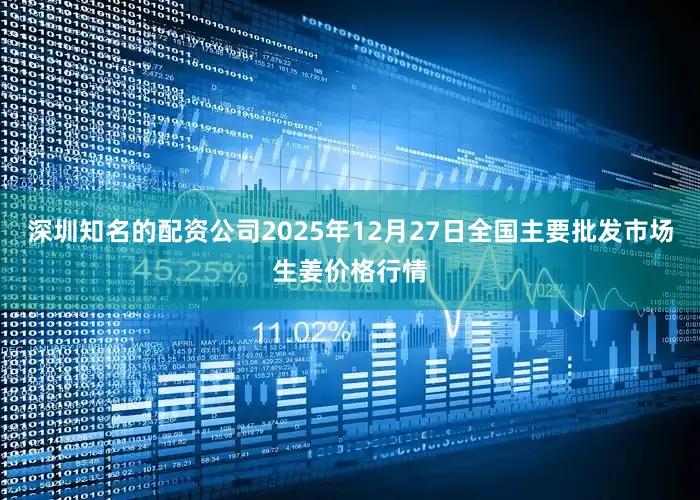 深圳知名的配资公司2025年12月27日全国主要批发市场生姜价格行情